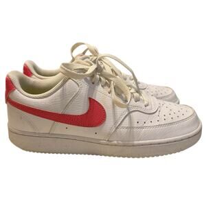 Nike Court Vision Low Next Nature white and sea coral women's‎ 8